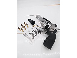 Smith & Wesson 327 TRR8 4,5mm , Chrome Co2 Revolver, Weaverschiene