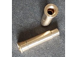 2 Messinghülsen, 4,5 mm/ 39 mm, für LEP Trommeln geeignet, Dekoration