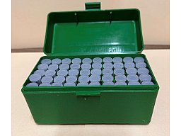 Ladebox mit 50 Stück Glasröhrchen