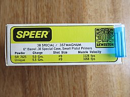 Schrotbecher/Schrotkapseln 38/357 Speer