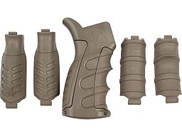 AR-15 / M16 / OA / XR15 Griff mit 6 Griffstücken CAA SAND