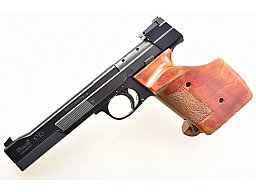 HÄMMERLI KK - Pistole Modell 215 im Kaliber .22 LR mit Reservemagazin