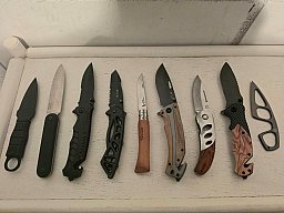 Messer Konvolut – Bergkvist, Buck 870, BPS Knives, Opinel + weitere
