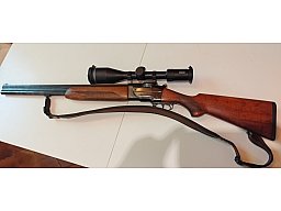 Brno ZH 124 Bockbüchsflinte Kal. 7x57R & 16/70 mit Minox Allrounder 3-15x56 und Riemen
