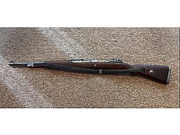 gebrauchte Repetierbüchse K 98, Hersteller dou. 42, nummerngleich ohne Neubeschuß. Top
