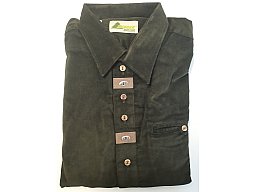 Skogen Jagd Baby-Cord Langarmhemd, oliv Gr. 46 ---NEUWARE---