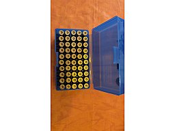50 vernickelte Remington Neuhülsen .243 Win mit Box