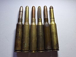 Konvolut1 6,5mm Carcano Sammlerpatronen