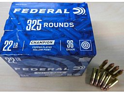 Munition Federal 22lr HP copper HV
