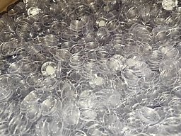 Abdeckplättchen / Disc für Kaliber .12, 100 Stück, Slug / Schrot, Over Powder Disc, Abdeckkappen