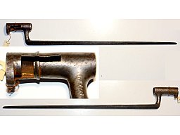 Tüllenbajonett, 3-Kantklinge 47 cm