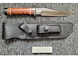 SOG Bowie 2.0 (S1T-L), Messer, neu, Ledergriff/Lederscheide. „Vietnam Bowie“