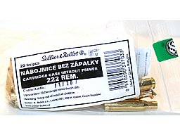 20 Stück S&B | Sellier&Bellot Wiederladehülsen S+B .222 Rem. | NEU Messing Boxer o Zünder #V337032