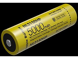 1 x NITECORE AKKU Li-Ion 21700 5000mAh NL2150HP | 15A Entladestrom für 2.700 Lumen Stirnlampe HC35 !