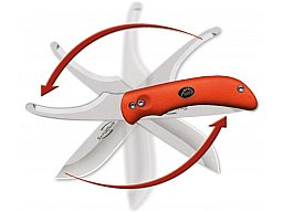 1 x OUTDOOR EDGE Swing Blade Zerwirk / Aubruch Messer mit 2 Klingen: 1 x Aufbruchklinge + 1 x Messer