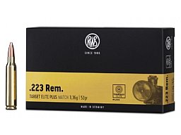 RWS .223 Rem. TARGET ELITE PLUS 3,4g/52gr 20 Patronen