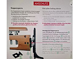 016153 ANSCHÜTZ, Kappensperre für Schaftkappenausleger, NEU