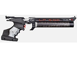 PRESSLUFTPISTOLE WALTHER LP500-E EXPERT - "ROT" - "MEISTERMANUFAKTUR" - "ELEKTRONISCHER ABZUG"