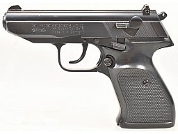 WALTHER / ULM Pistole Modell PP - SUPER im Kaliber 9x18 Ultra mit Reservemagazin