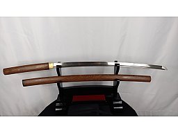 Gefaltetes Shirasaya Katana Schwert Dunkel