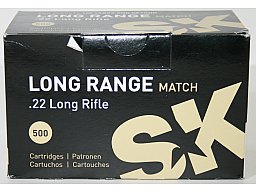 500 Schuss SK LONG RANGE MATCH .22 l.r. lfb | 2,59g 40gr > für Entfernungen 100m + PRC, Tactic.Rimf.