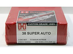 1x HORNADY 3-Die-Set FL Matrizensatz Series II 2 Custom Grade #546524 TITAN .38 SUPER AUTO ( .357 )