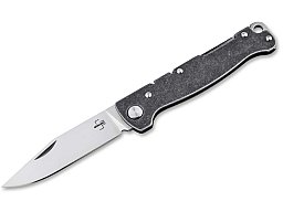1 x BÖKER Plus Taschenmesser EDC 01BO866 ATLAS Backlock Clippoint 7,4cm Klinge D2 Stahl Griff Edelst