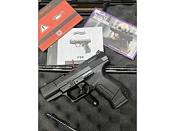 Walther P99, brüniert Stahlschlitten, 9mm P.A.K.
