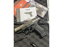 Walther P99, Hochglanz Stahlschlitten, 9mm P.A.K.