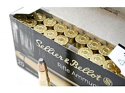 20 Schuss / 20 Patronen S&B .30-30 Win. 30-30 150gr 9,7g SP Flachk Teilmantel FK Blei Munition Jagd