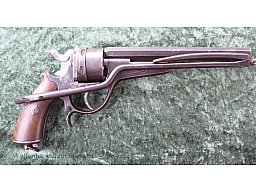 Revolver Galand Target Paris mit Schulterstütze