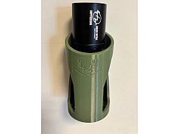 Schalldämpferhalter Prechtl magnetisch grün Ø65mm