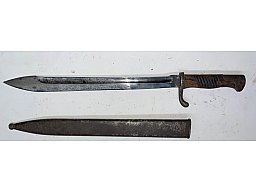 Bajonett K 98/05 Säge 1 WK Wehrmacht Mauser No Koppelschuh Faschinenmesser
