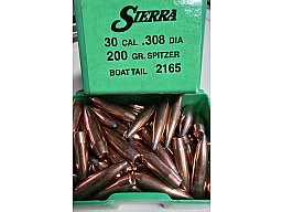 100 St. Sierra .308 - 200gr. Spitzer BT Geschosse