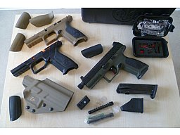 Pistole Beretta APX A1 Tactical 9mm Luger mit viel Zubehör