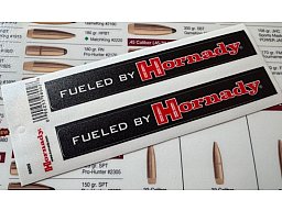 Sticker Hornady – Fueled BY Hornady – 2 Stück