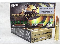 Federal Premium .308 Win. Euro Copper 150gr. 9,7g 20 Stück 300P308CXI