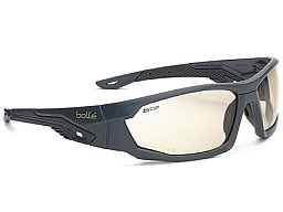 Tactical Brille Bollé®"Mercuro CSP" (bei Wechsellicht) Grau / Schwarz - Outdoorbrille