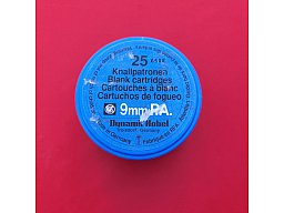 25 St. RWS Knallpatronen im Cal. 9mm PAK v. RWS