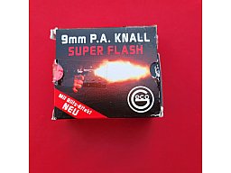 25 St. GECO Super Flash Knallp. Cal. 9mm PAK