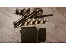 Dekomunition .308/7,62x51win auf Zerfallgurt SN, 100 Stück inc Box , MG3