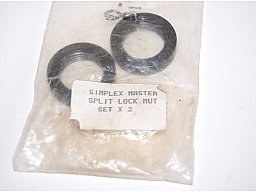 ***SIMNPLEX MASTER SPLIT LOCK NUT SET X2***