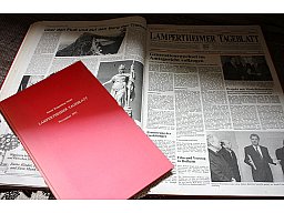 LAMPERTHEIMER TAGEBLATT November 1995 - Komplett und fein gebunden ! Riesen-Format !