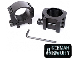 Optik Montage Duck 30mm und 25,4mm Picatinny / Weaver Zielfernrohr Reddot RD niedrig 6 X verschraubt