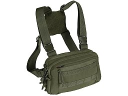 Chest Pack, "Recon", Oliv - Brusttasche mit Gurten