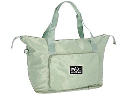 Travel Bag Pastellgrün faltbar - Tasche für Reise + Strand + Einkauf - mit Verlängerung
