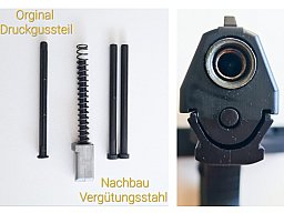 Federführungsstange Stahl Walther P99 und PPQ