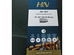 Geschosse H&N .38/.357 HP 158gr