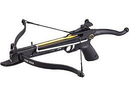 175 fps Recurve-Pistolenarmbrust: 80 lbs Cobra Aluminium schwarz inkl. 23 Bolzen bei Sofortkauf
