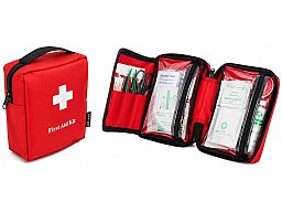 Mil-Tec First Aid Kit Large Rot #16027000 | Kompaktes Erste-Hilfe-Set